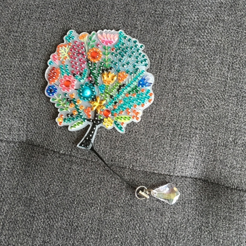 Diamond Art Spring Tree Bookmark, Colorful, Sparkly, Bling (MULTICOLOR) - Picture 8 of 17